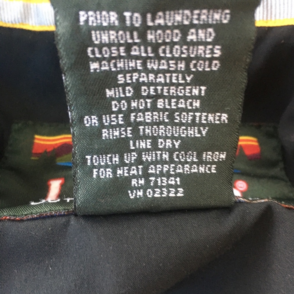 L L Bean Size Medium Color Block Anarak Jacket - image 6